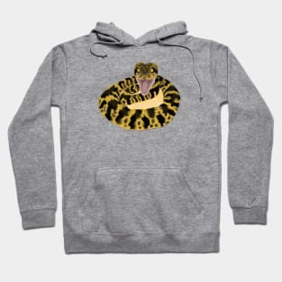 Cute Rattlesnake Drawing Hoodie